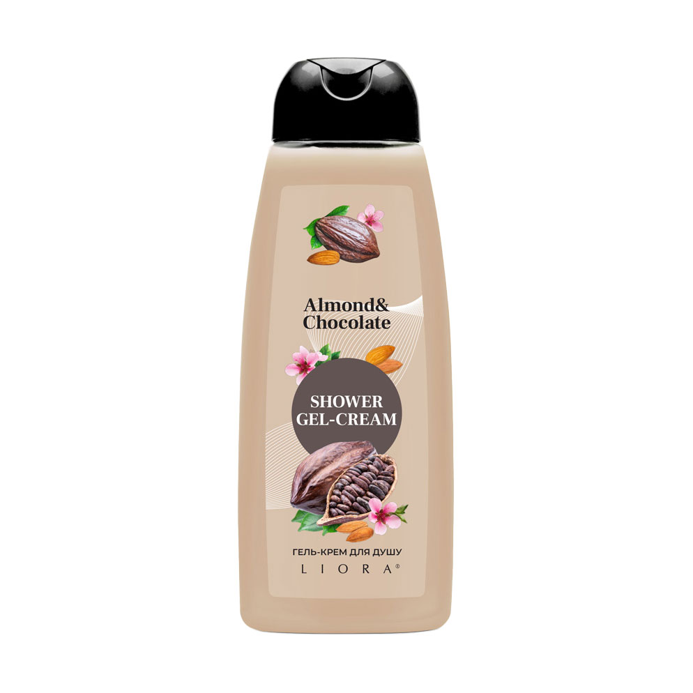 Гель-крем для душу Liora Almond &amp; Chocolate, 430 г